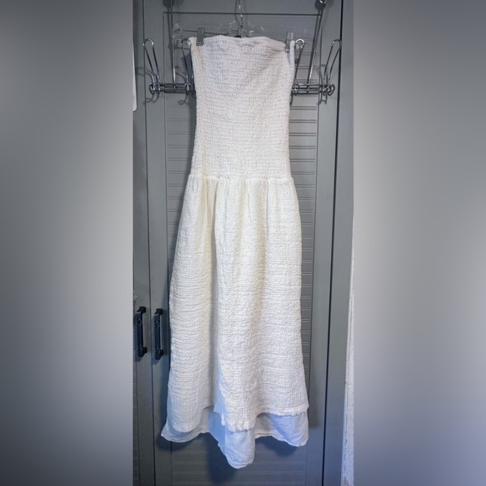 Zara Strapless Smocked Tube Top Dress Sz. XS NWOT MSRP: $88.00